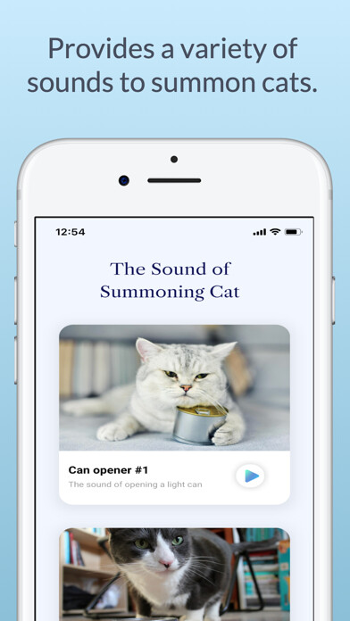 Emulate iPhone app The Sound of Summoning Cat using MyAndroid