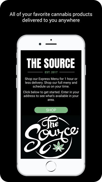 Emulate iPhone app The Source: Weed Delivery using MyAndroid Emulate iPhone app The Source: Weed Delivery using MyAndroid