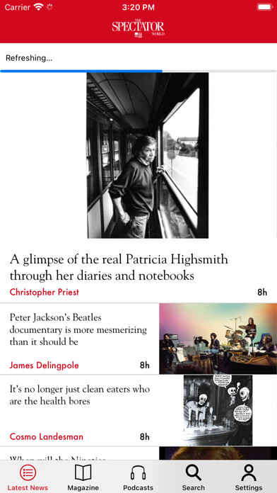 Emulate iPhone app The Spectator World using MyAndroid