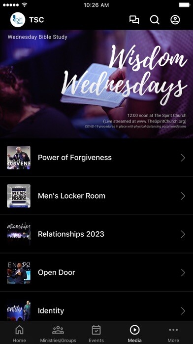 Emulate iPhone app The Spirit Church using MyAndroid Emulate iPhone app The Spirit Church using MyAndroid