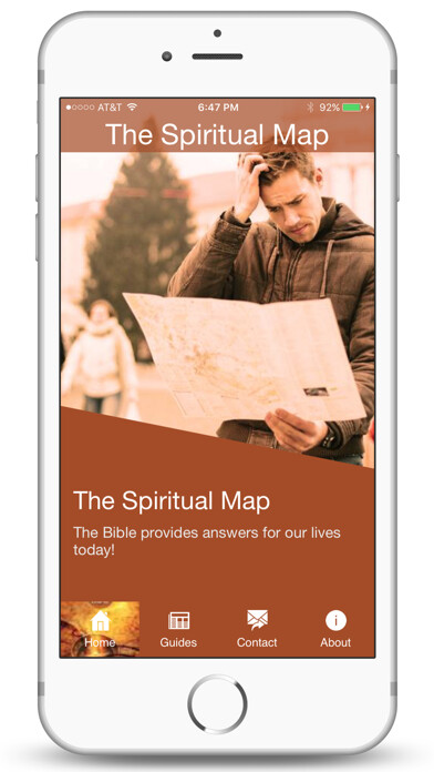 Emulate iPhone app The Spiritual Map using MyAndroid