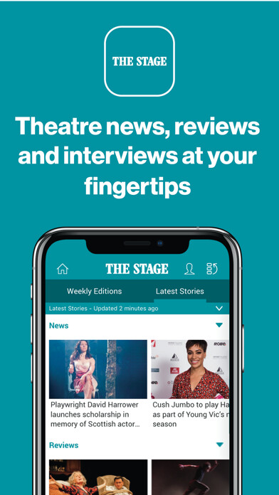 Emulate iPhone app The Stage: Theatre News & Jobs using MyAndroid