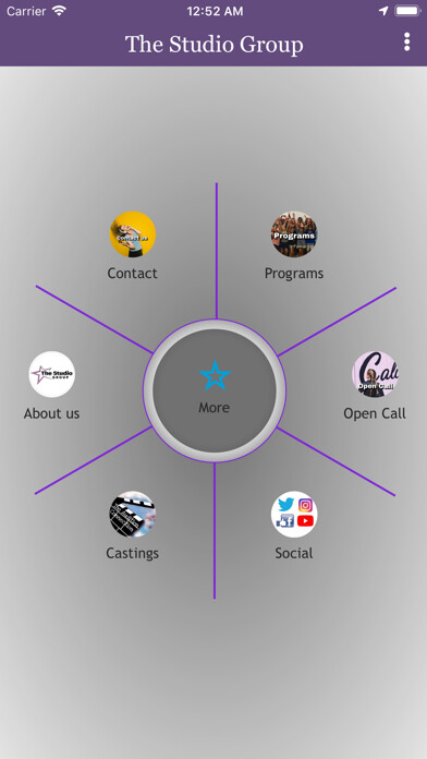 Emulate iPhone app The Studio Group using MyAndroid