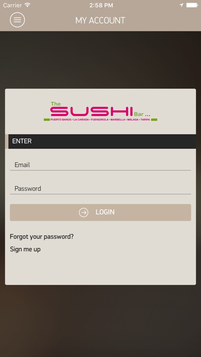 Emulate iPhone app The Sushi Bar using MyAndroid Emulate iPhone app The Sushi Bar using MyAndroid