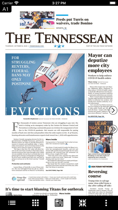 Emulate iPhone app The Tennessean eEdition using MyAndroid Emulate iPhone app The Tennessean eEdition using MyAndroid