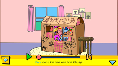 Emulate iPhone app The Three Little Pigs presented by Dog and Cat using MyAndroid Emulate iPhone app The Three Little Pigs presented by Dog and Cat using MyAndroid