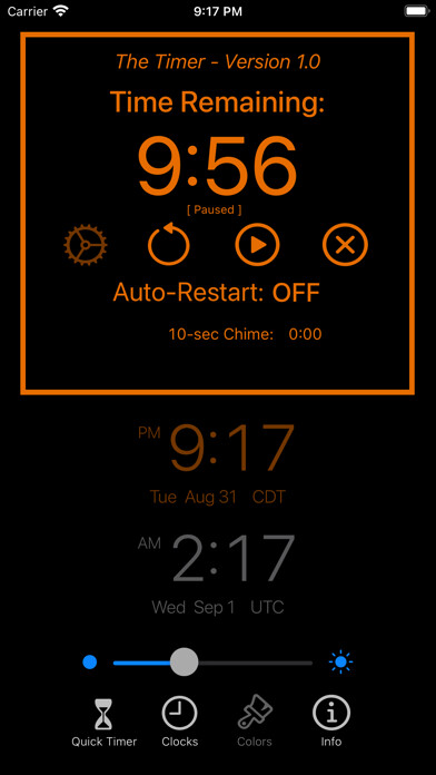Emulate iPhone app The-Timer using MyAndroid