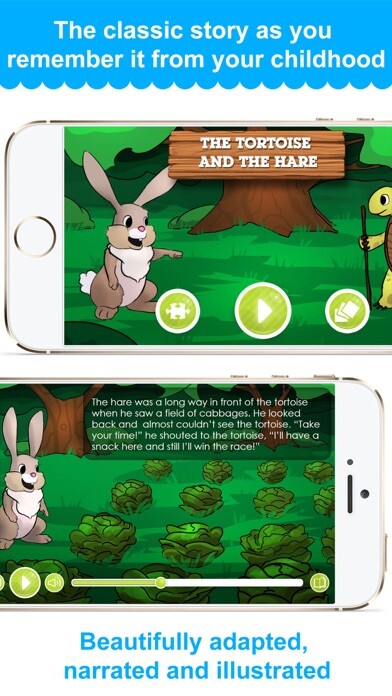 Emulate iPhone app The Tortoise and the Hare - Narrated classic fairy tales and stories for children using MyAndroid Emulate iPhone app The Tortoise and the Hare - Narrated classic fairy tales and stories for children using MyAndroid