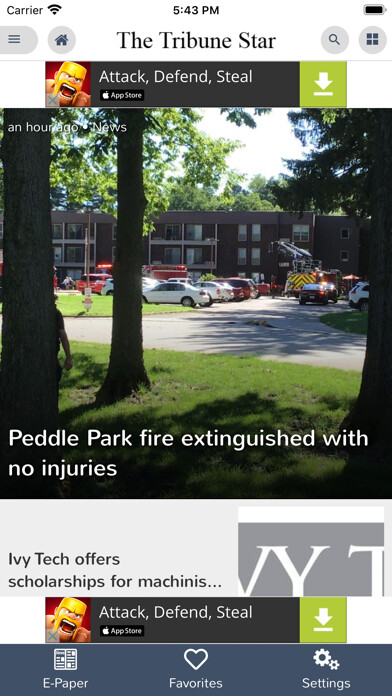 Emulate iPhone app The Tribune Star-Terre Haute using MyAndroid Emulate iPhone app The Tribune Star-Terre Haute using MyAndroid