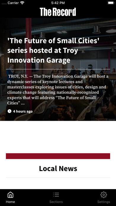 Emulate iPhone app The Troy Record using MyAndroid Emulate iPhone app The Troy Record using MyAndroid