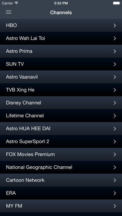 Emulate iPhone app The TV Malaysia using MyAndroid Emulate iPhone app The TV Malaysia using MyAndroid