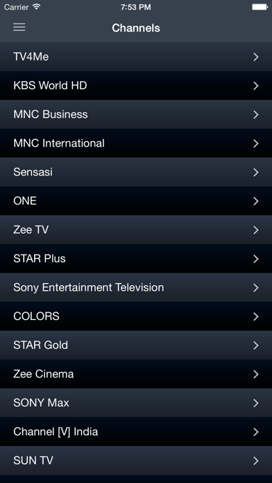 Emulate iPhone app The TV Singapore using MyAndroid Emulate iPhone app The TV Singapore using MyAndroid