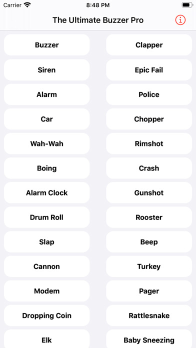 Emulate iPhone app The Ultimate Buzzer Pro using MyAndroid Emulate iPhone app The Ultimate Buzzer Pro using MyAndroid