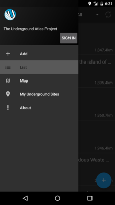 Emulate Android APK The Underground Atlas Project