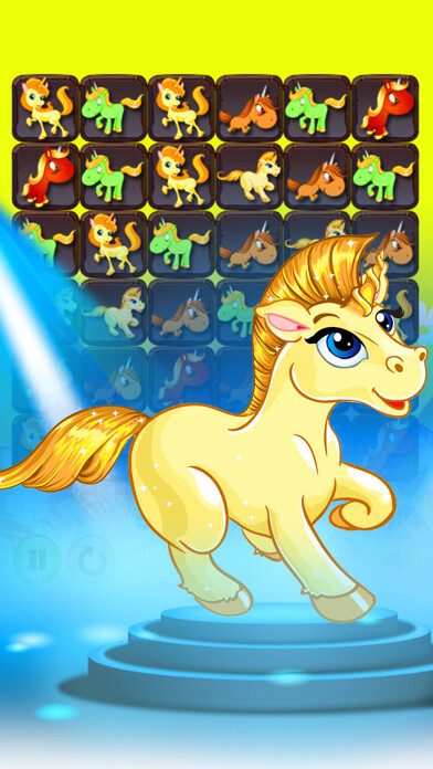 Emulate iPhone app The Unicorn Horse Best Match 3 Games using MyAndroid