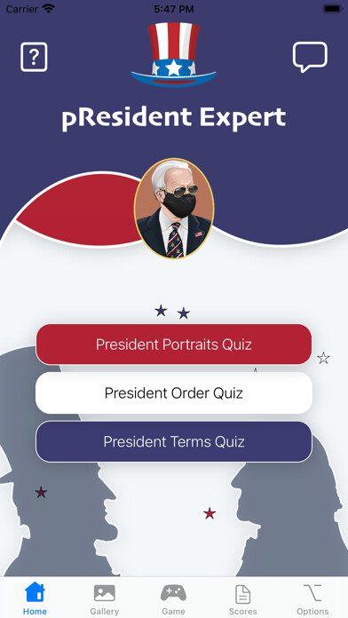 Emulate iPhone app The U.S. Presidents Quiz using MyAndroid Emulate iPhone app The U.S. Presidents Quiz using MyAndroid