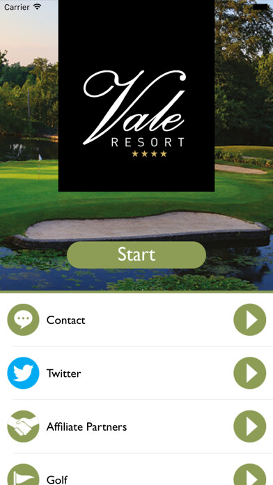 Emulate iPhone app The Vale Resort using MyAndroid Emulate iPhone app The Vale Resort using MyAndroid