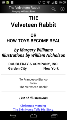 Emulate Android APK The Velveteen Rabbit