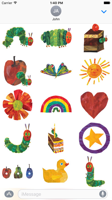 Emulate iPhone app The Very Hungry Caterpillar & Friends Sticker Pack using MyAndroid Emulate iPhone app The Very Hungry Caterpillar & Friends Sticker Pack using MyAndroid