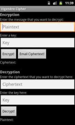 Emulate Android APK The Vigenere Cipher Emulate Android APK The Vigenere Cipher