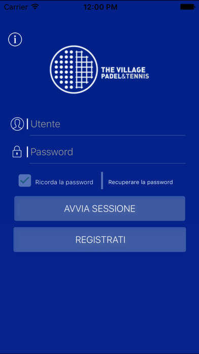 Emulate iPhone app The Village Padel & Tennis using MyAndroid Emulate iPhone app The Village Padel & Tennis using MyAndroid