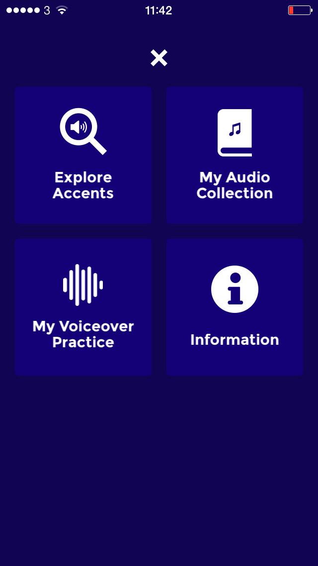 Emulate iPhone app The Voice Café Accent App - an interactive app for learning and accents and dialects from Britain, America and around the world using MyAndroid Emulate iPhone app The Voice Café Accent App - an interactive app for learning and accents and dialects from Britain, America and around the world using MyAndroid