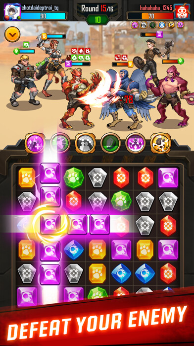 Emulate iPhone app The Wasted Lands: Match-3 RPG using MyAndroid Emulate iPhone app The Wasted Lands: Match-3 RPG using MyAndroid