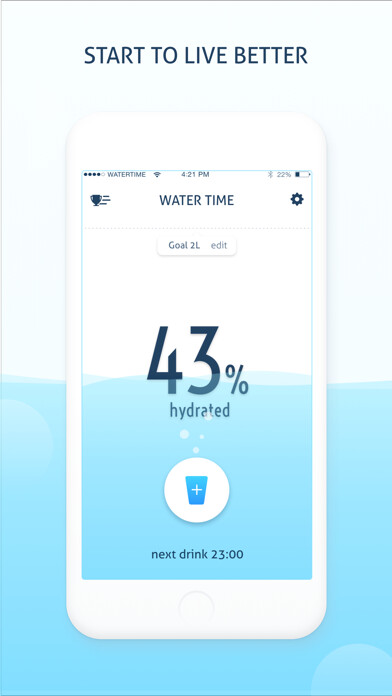 Emulate iPhone app The Water Time using MyAndroid Emulate iPhone app The Water Time using MyAndroid