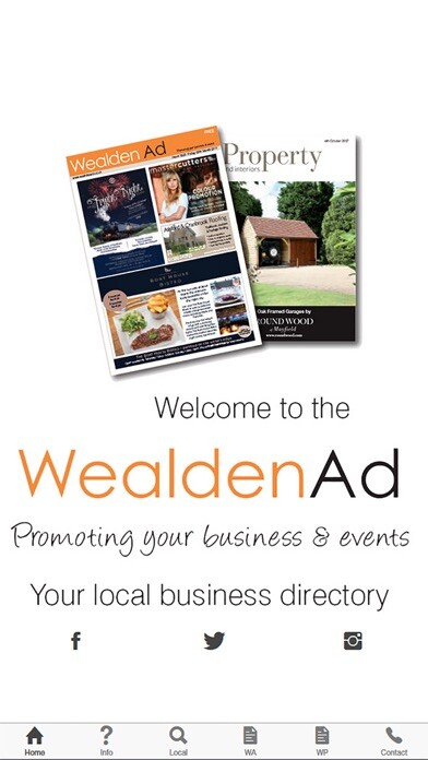 Emulate iPhone app The Wealden Group using MyAndroid