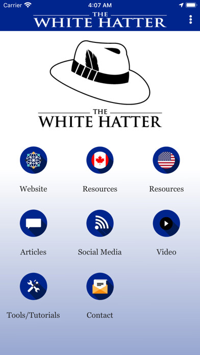 Emulate iPhone app The White Hatter using MyAndroid