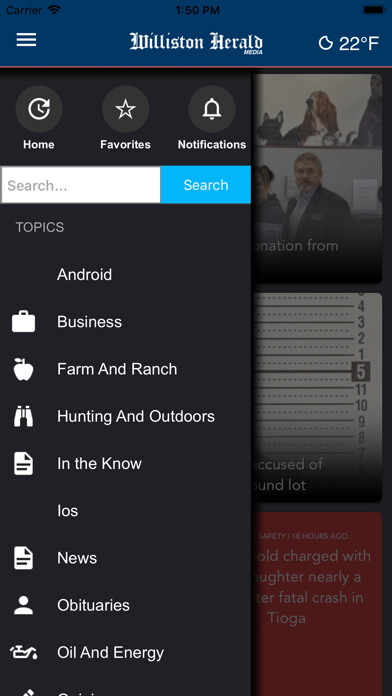 Emulate iPhone app The Williston Herald using MyAndroid Emulate iPhone app The Williston Herald using MyAndroid