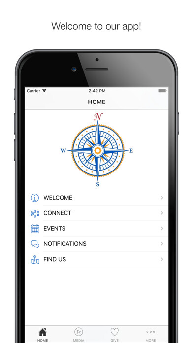 Emulate iPhone app The Windrose Project using MyAndroid