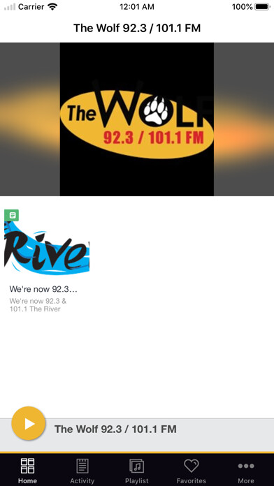 Emulate iPhone app The Wolf 92.3 / 101.1 FM using MyAndroid Emulate iPhone app The Wolf 92.3 / 101.1 FM using MyAndroid