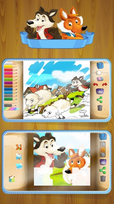 Emulate iPhone app The Wolf and the Fox - Story using MyAndroid Emulate iPhone app The Wolf and the Fox - Story using MyAndroid