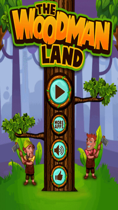 Emulate iPhone app The Woodman Land - Tree cutter game for toddler using MyAndroid Emulate iPhone app The Woodman Land - Tree cutter game for toddler using MyAndroid
