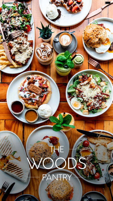 Emulate iPhone app The Woods Pantry using MyAndroid