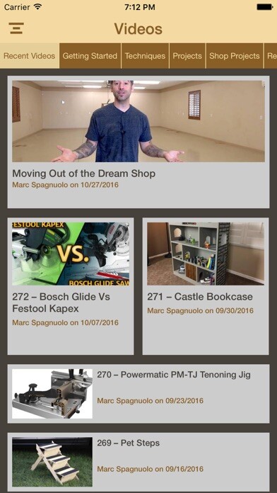 Emulate iPhone app The Wood Whisperer using MyAndroid Emulate iPhone app The Wood Whisperer using MyAndroid