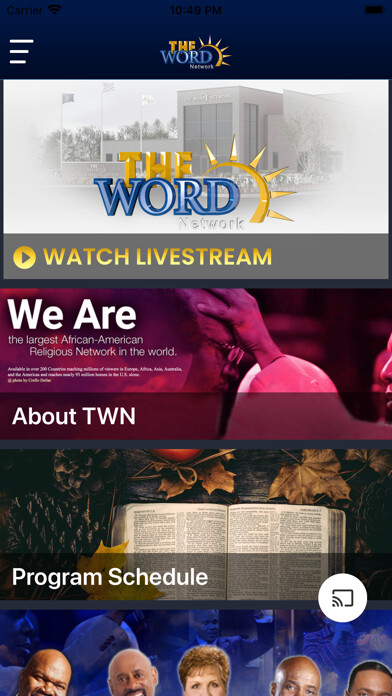 Emulate iPhone app The Word Network App using MyAndroid Emulate iPhone app The Word Network App using MyAndroid
