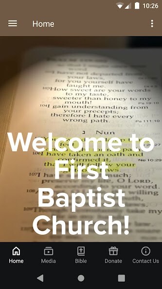 Emulate iPhone app The Word of Truth using MyAndroid