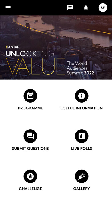 Emulate iPhone app The World Audiences Summit using MyAndroid