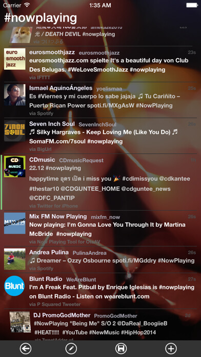 Emulate iPhone app TheWorld for Twitter using MyAndroid