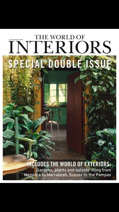Emulate iPhone app The World of Interiors using MyAndroid