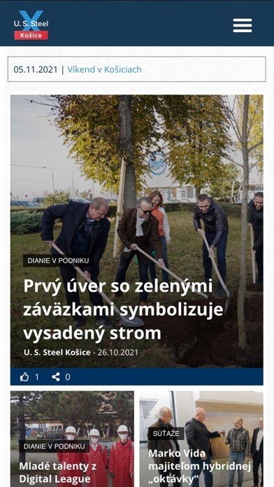 Emulate iPhone app The X App Košice using MyAndroid