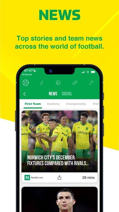 Emulate iPhone app The Yellows - Live Scores using MyAndroid Emulate iPhone app The Yellows - Live Scores using MyAndroid