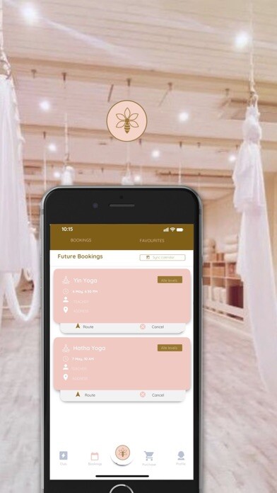 Emulate iPhone app The Yoga Bee using MyAndroid Emulate iPhone app The Yoga Bee using MyAndroid