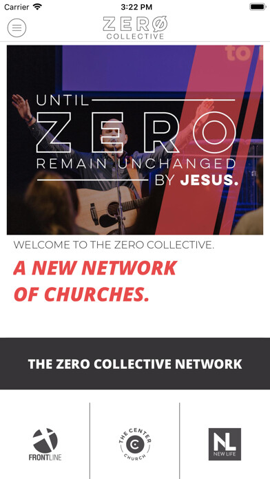 Emulate iPhone app The Zero Collective App using MyAndroid