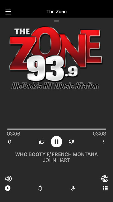 Emulate iPhone app The Zone 93-9 using MyAndroid