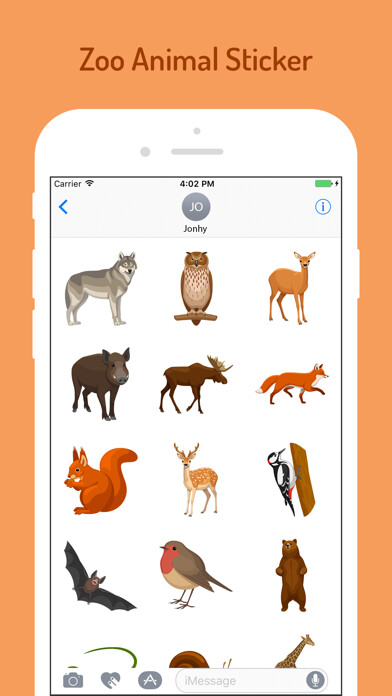 Emulate iPhone app The Zoo Stickers using MyAndroid Emulate iPhone app The Zoo Stickers using MyAndroid