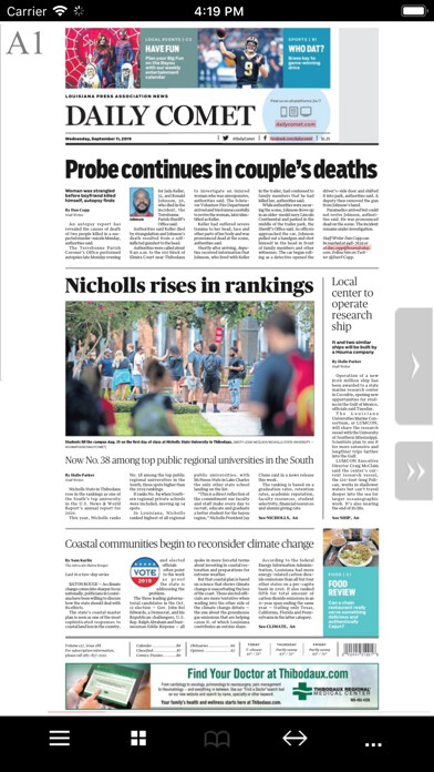 Emulate iPhone app Thibodaux Daily Comet eEdition using MyAndroid Emulate iPhone app Thibodaux Daily Comet eEdition using MyAndroid