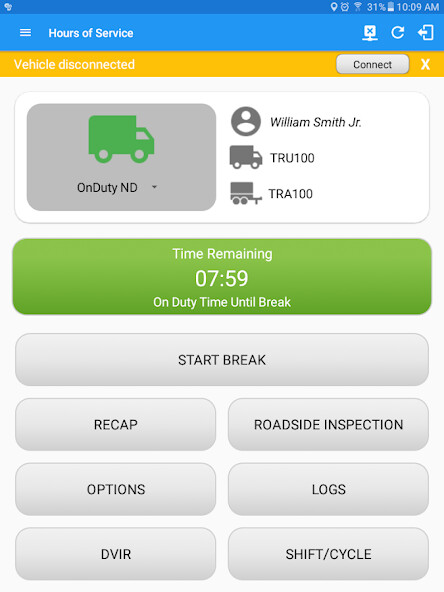 Run android online APK ThinAir ELD from MyAndroid or emulate ThinAir ELD using MyAndroid